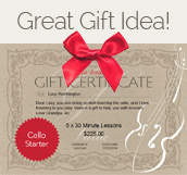 Gift Certificate Available